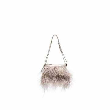 feather shoulder bag