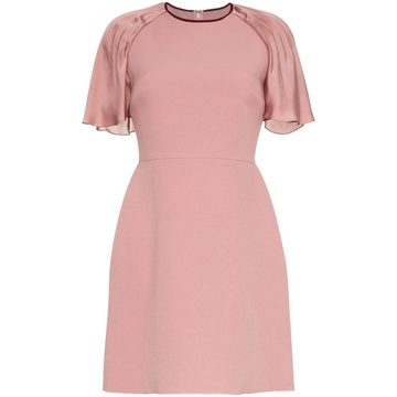 Nia pleated sleeve mini dress