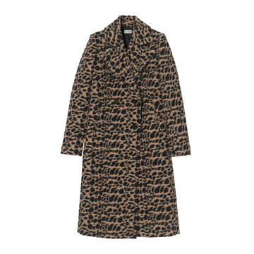 Belloa Spotted Wool Coat