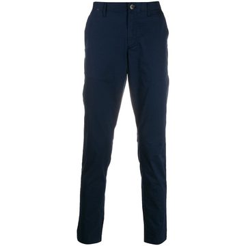 straight-leg denim trousers