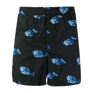 carp printed swim shorts