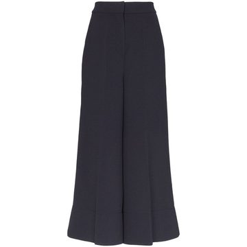 Hasani wide leg silk and cotton trousers