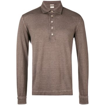 longsleeved polo shirt