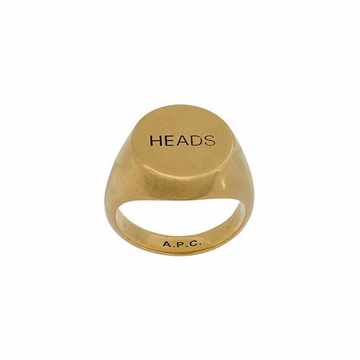 Heads signet ring