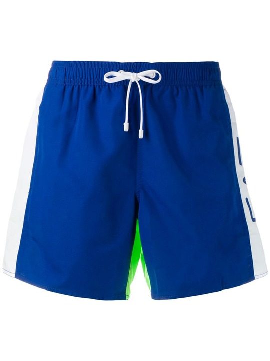 colour block swimming shorts展示图