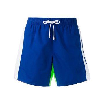 colour block swimming shorts