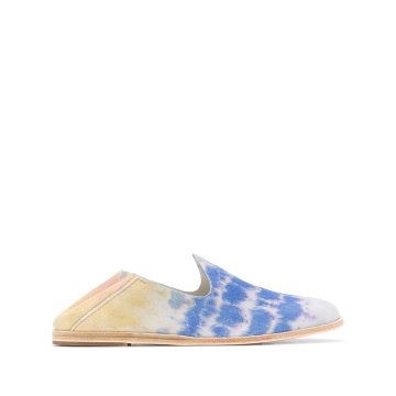 ocean tie-dye Yoshi slip-on loafers