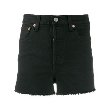 frayed denim shorts