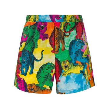 tiger print swim shorts