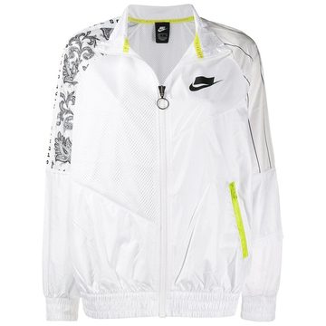 mesh panel bomber jacket