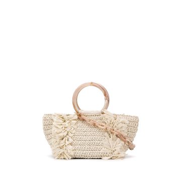 fringed tote