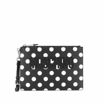 polka dot clutch