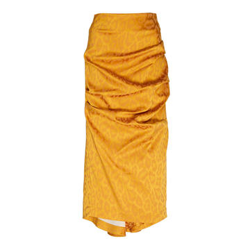 Honor Gathered Midi Skirt