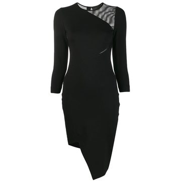 asymmetric fitted dress