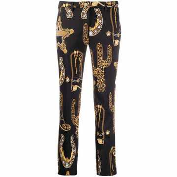 all-over print trousers