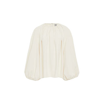 Pomerance Gathered Crepe Top