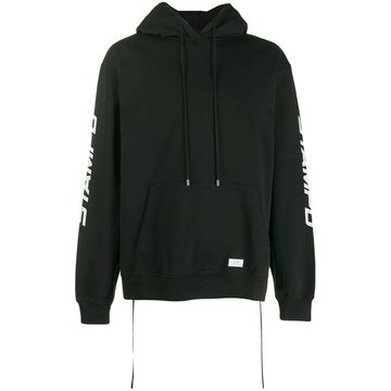 logo printed hoodie