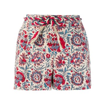 floral print shorts