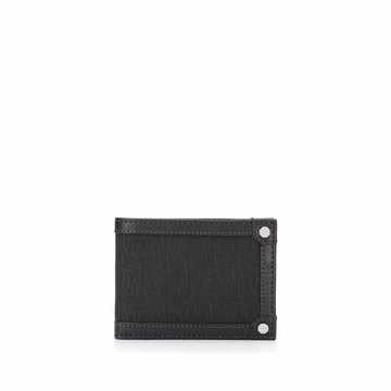 logo patch bifold wallet