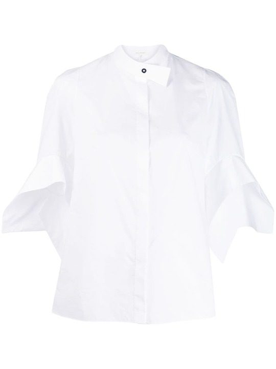 flared short-sleeve shirt展示图