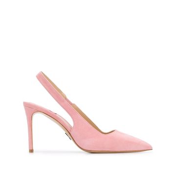 slingback ankle strap pumps