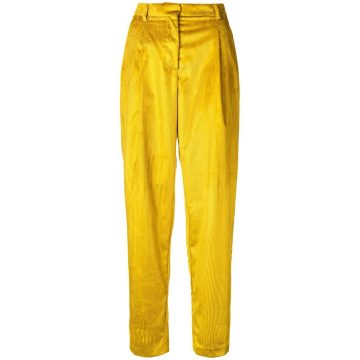 loose flared trousers