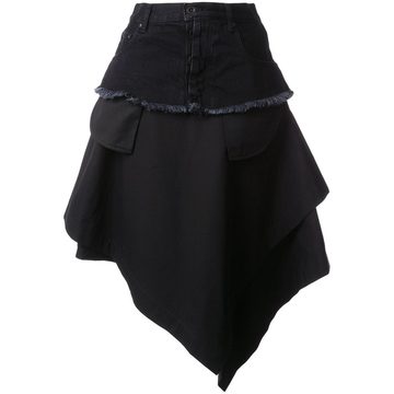 asymmetric loose skirt