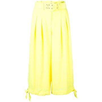 high-waisted culottes