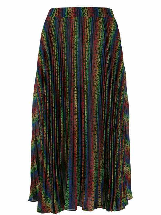 rainbow pleated skirt展示图