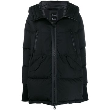 mid-length hooded jacket