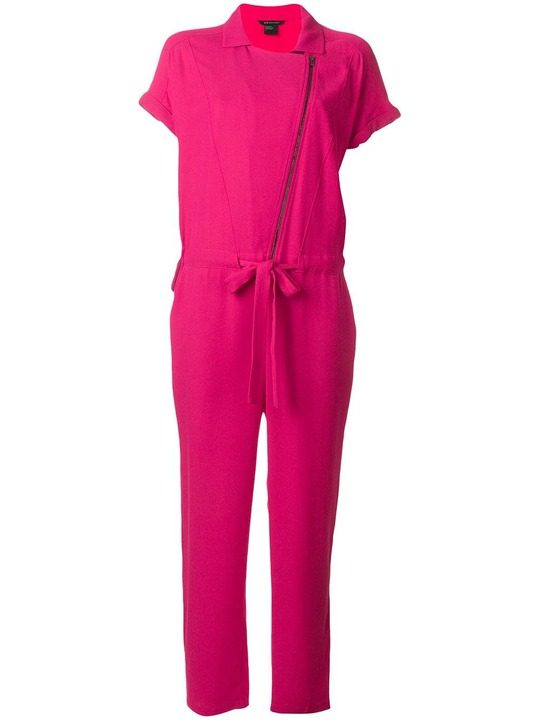 asymmetric drawstring waist jumpsuit展示图