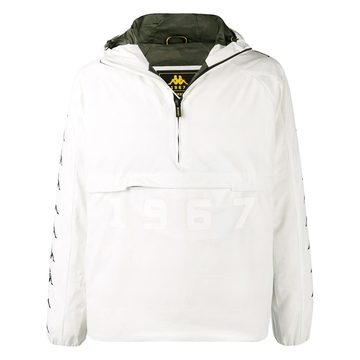 half-zip hooded jacket