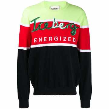 logo embroidered sweater