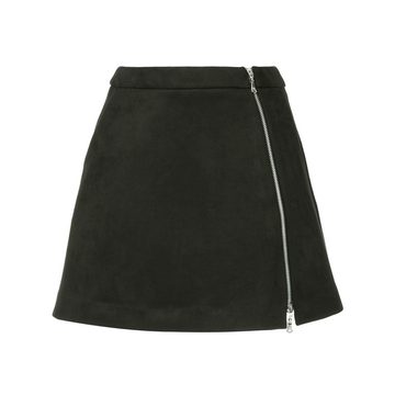 zip front mini skirt