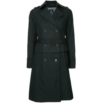 double breasted peplum coat