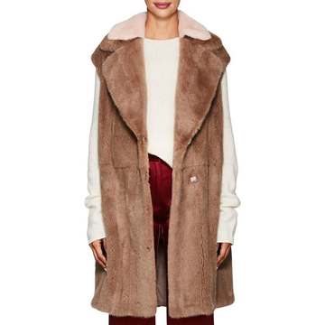 Mink Fur Wrap Vest