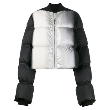 colour block puffer jacket