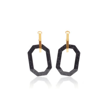 Short Octagon P Earring