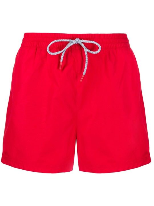 side logo swim shorts展示图