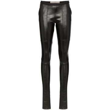 lambskin leather leggings