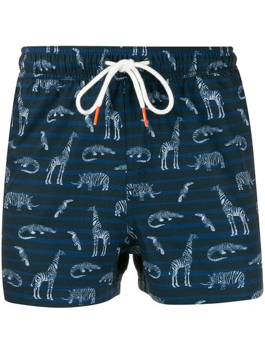 animal-print swim shorts展示图