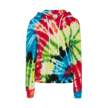 Boulder Tie-Dye Cotton-Terry Hooded Sweatshirt