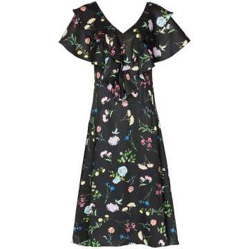 Maeva floral print ruffle dress