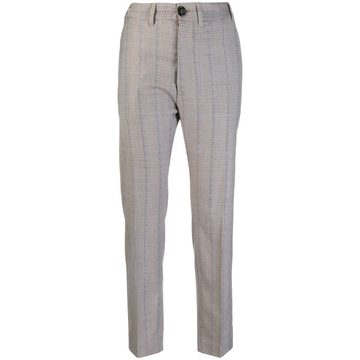 George houndstooth pattern trousers