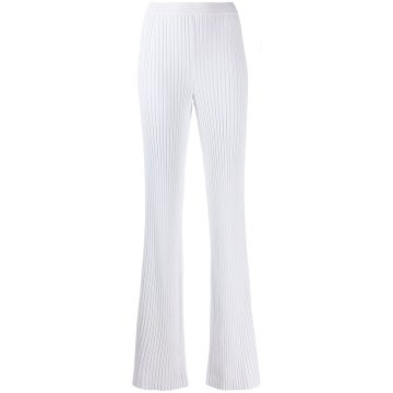 ribbed pull-on trousers