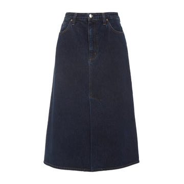 Denim Midi Skirt