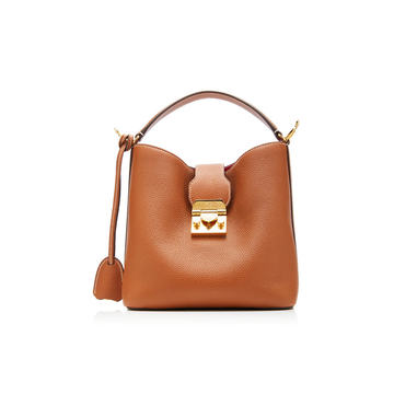 Murphy Small Grain Leather Bucket Bag