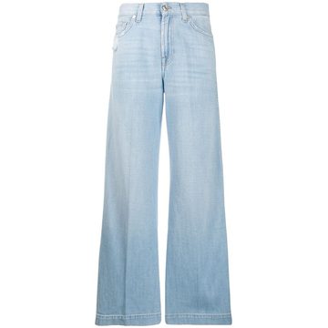 high waist flare jeans