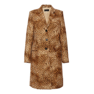 Rosalin Leopard Cotton Coat