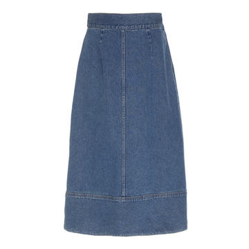 Denim Midi Skirt